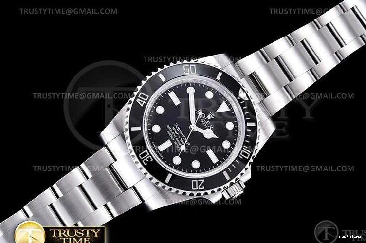0814 ROLSUB0281 – Submariner 114060 904L SS SS Blk V10 Noob SA WaterResistant 1036